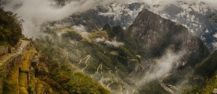 Day 6: First views of Machu Picchu from Llactapata Pass 